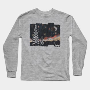 Starry Night in the Mountains... Long Sleeve T-Shirt